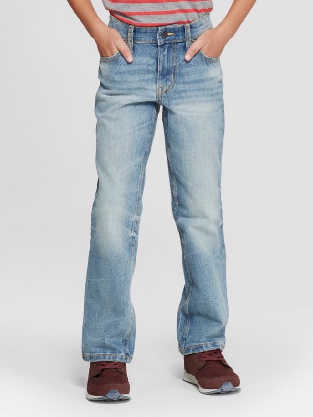 Cat & Jack straight fit stretch jeans 5 NEW